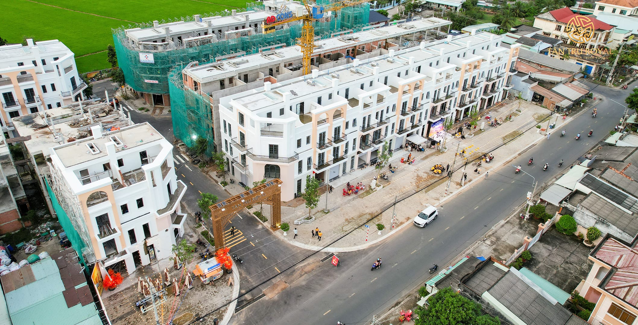 hình ảnh thực tế tân trụ royal long an thắng lợi group