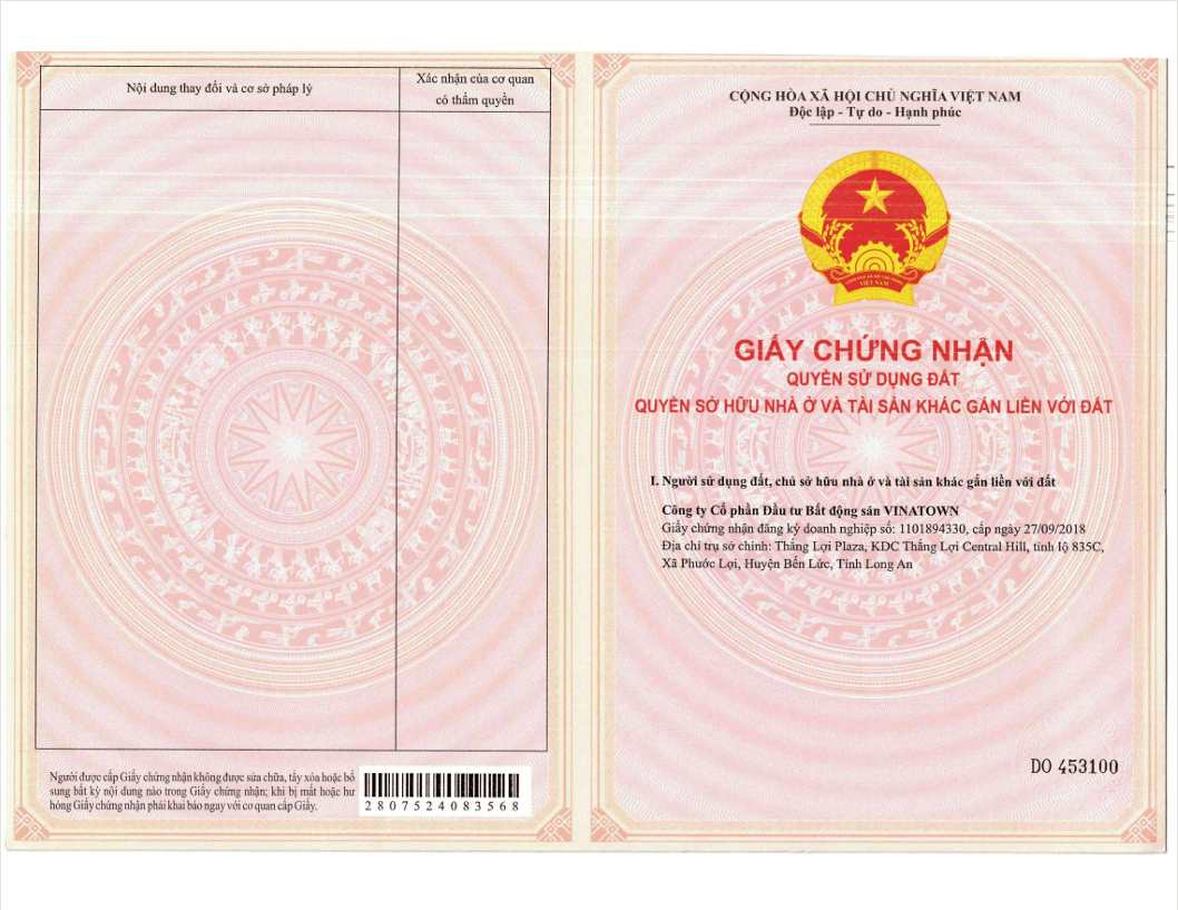 pháp lý dự án tân trụ royal